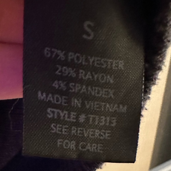 Bella D. Deep V Sweater Tee - Picture 4 of 6